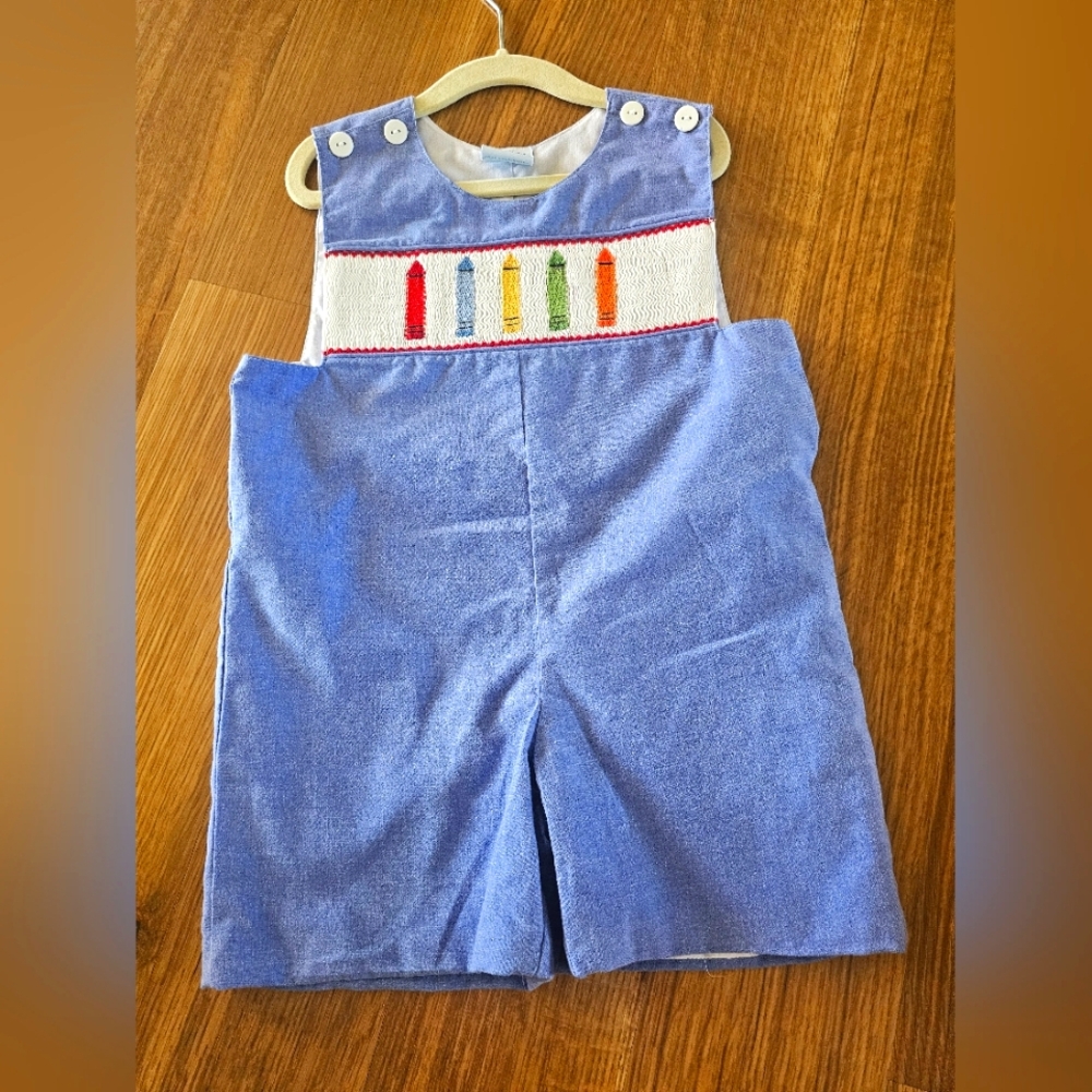 Remember Nguyen Romper Smocking Crayons